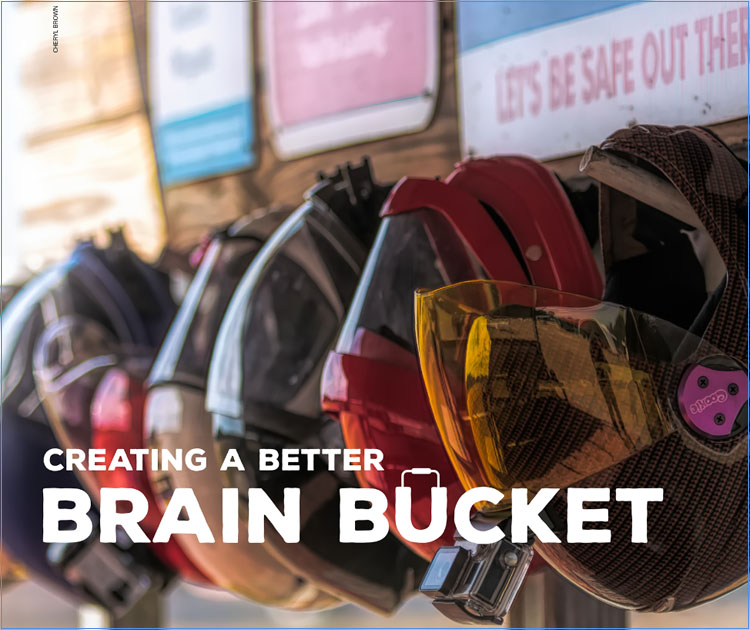 Creating a Better Brain BucketSkydiving Helmets Step Toward Safety Standards